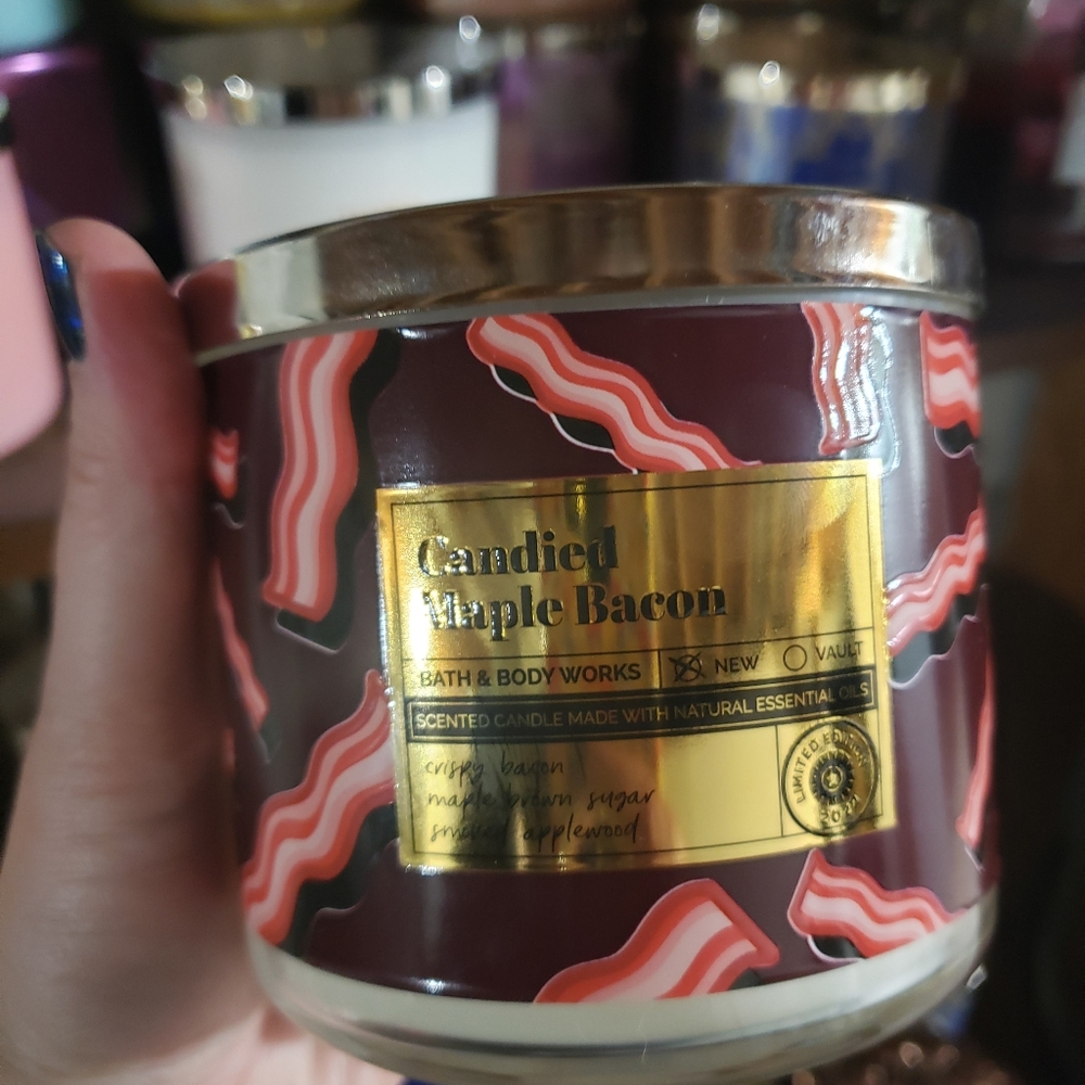 Candied Maple Bacon Candle